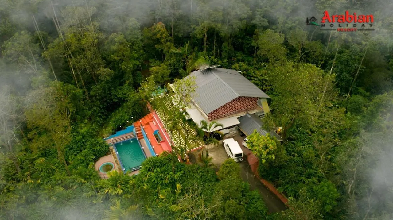Arabian Holiday Resort With Swimming Pool In Idukki Calvary Mount