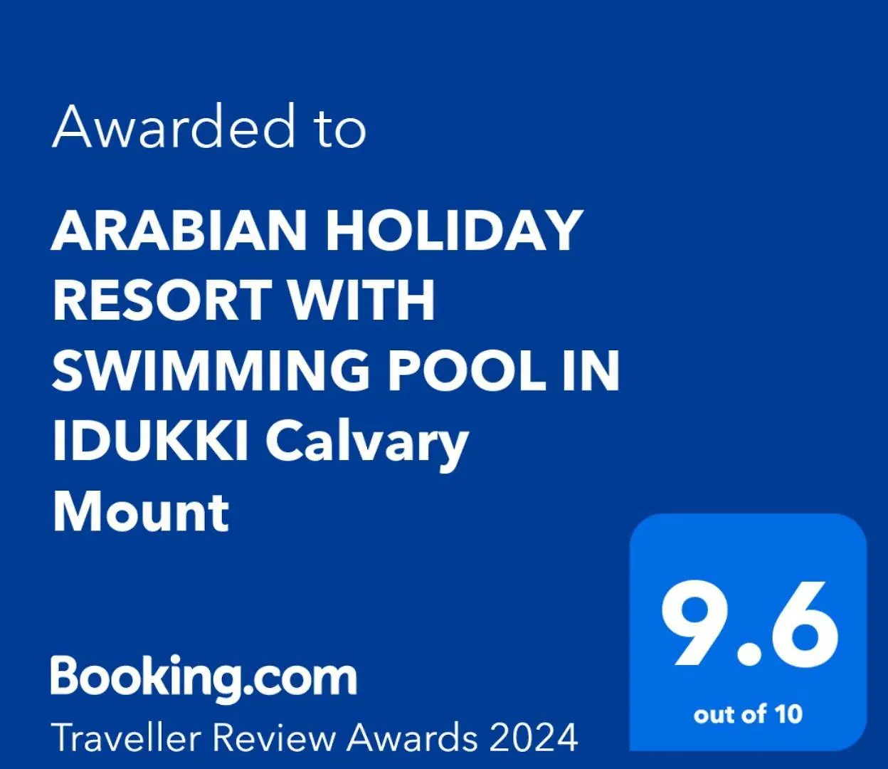 Lejlighed Arabian Holiday Resort With Swimming Pool In Idukki Calvary Mount Indien